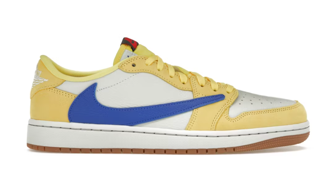 Jordan 1 Retro Low OG SP Travis Scott Canary (Women's Jordan 1 Retro Low OG SP Travis Scott Canary (Women's
