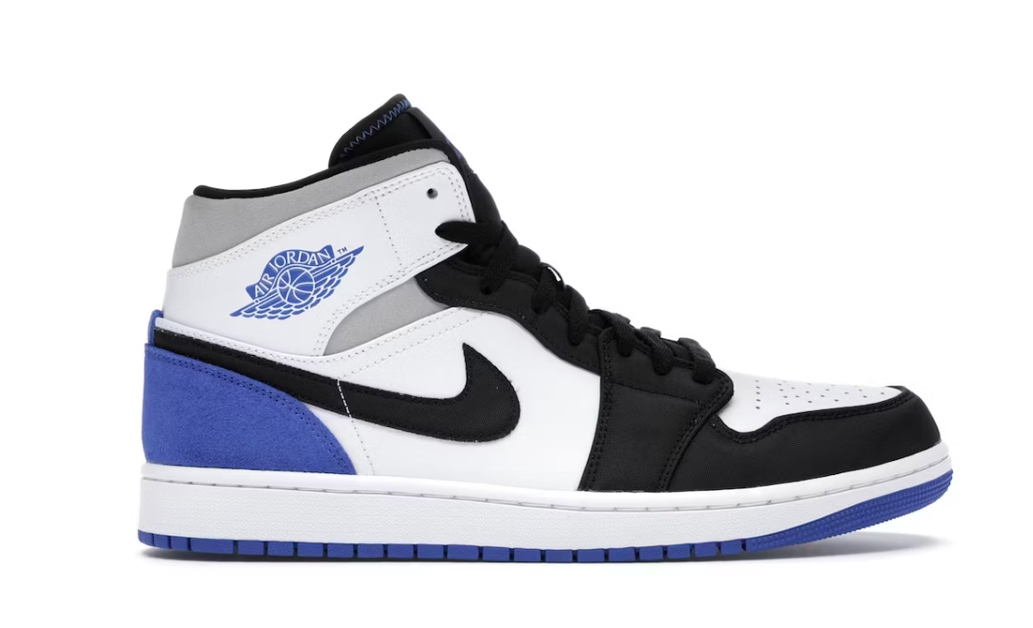 Jordan 1 Mid SE Royal Black Toe