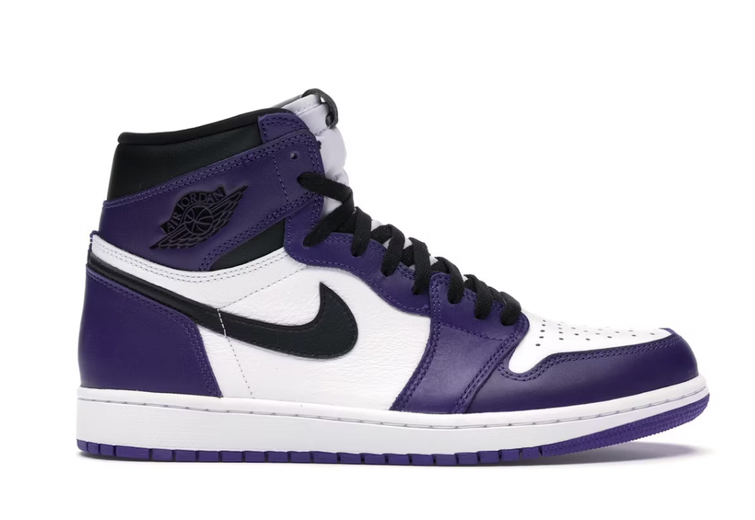 Jordan 1 Retro High Court Purple White