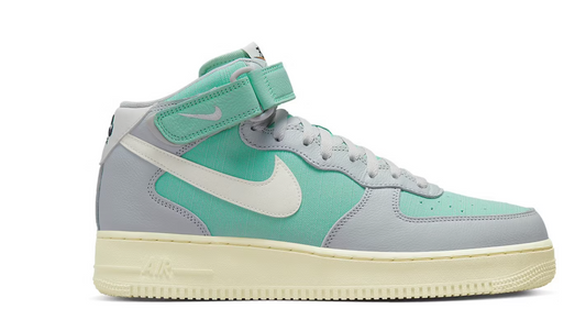 Nike Air Force 1 Mid '07 LX Grey Fog Enamel Green
