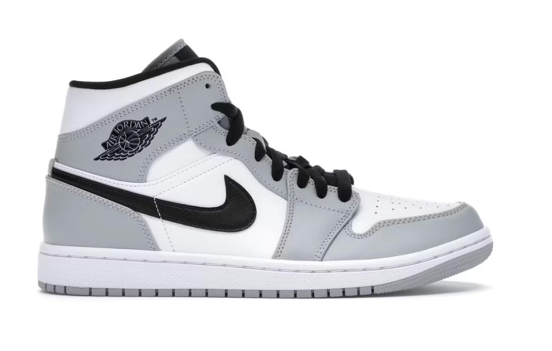 Jordan 1 Mid Light Smoke Grey
