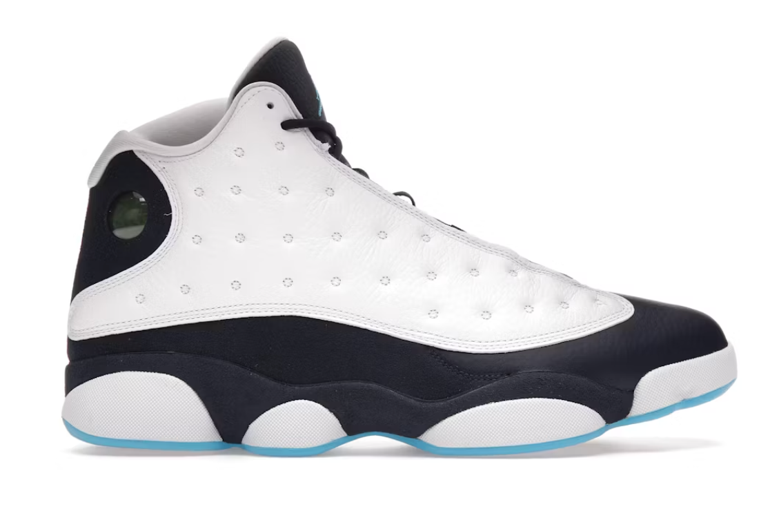 Jordan 13 Retro Obsidian Powder Blue White