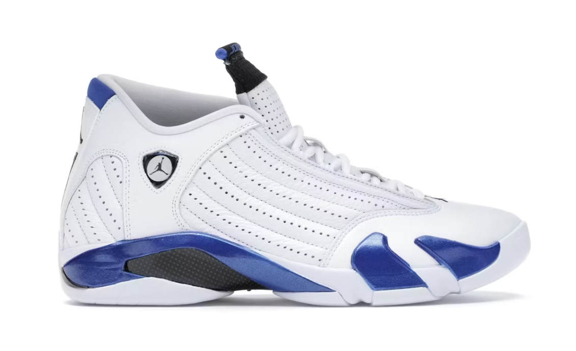 Jordan 14 Retro White Hyper Royal