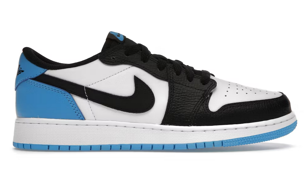 Jordan 1 Retro Low OG Black Dark Powder Blue