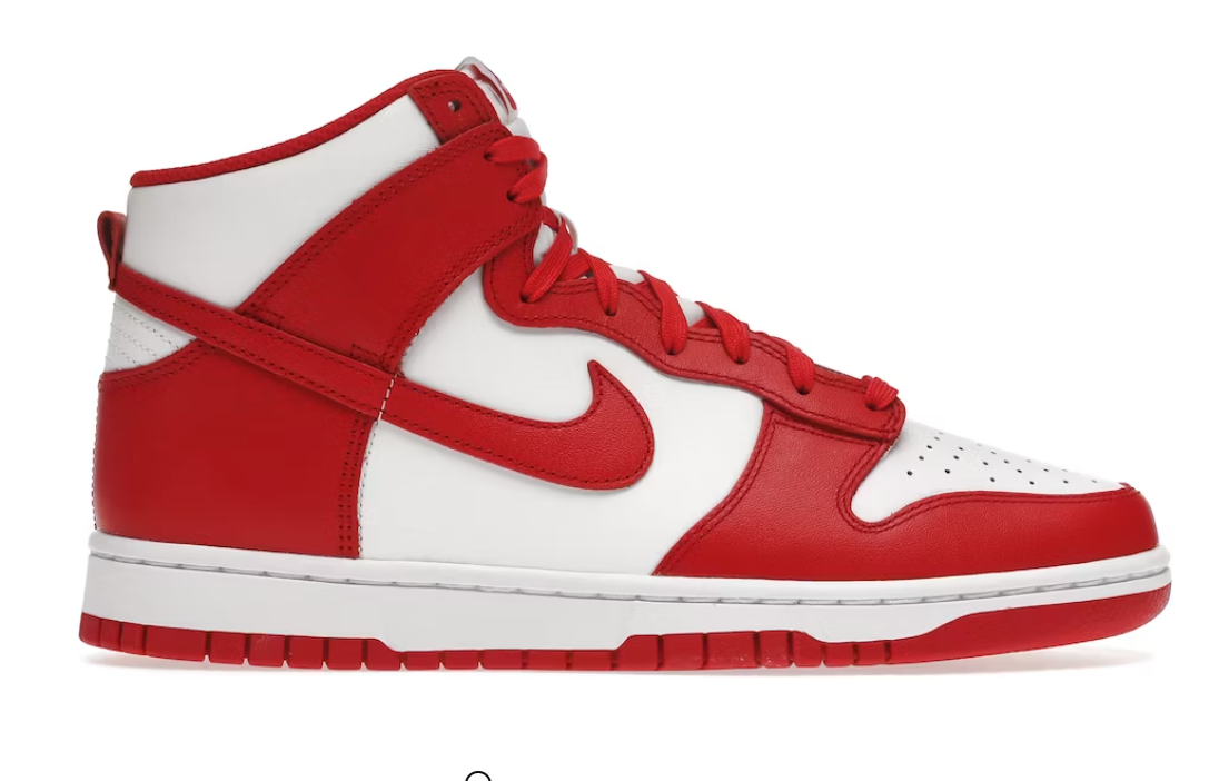 Nike Dunk High Championship White Red