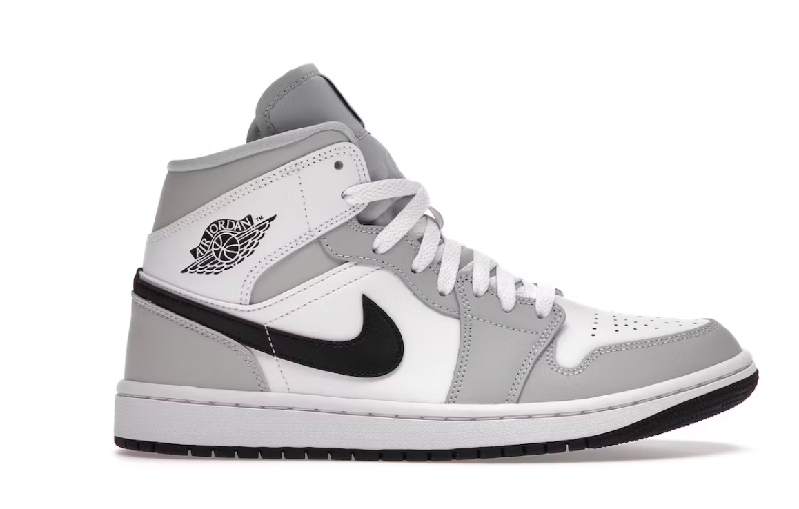 Jordan 1 Mid Light Smoke Grey (Women's)