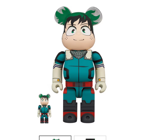 Bearbrick x My Hero Academia Izuku Midoriya