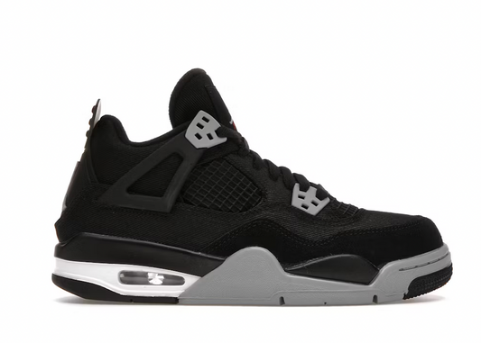 Jordan 4 Retro Black Canvas